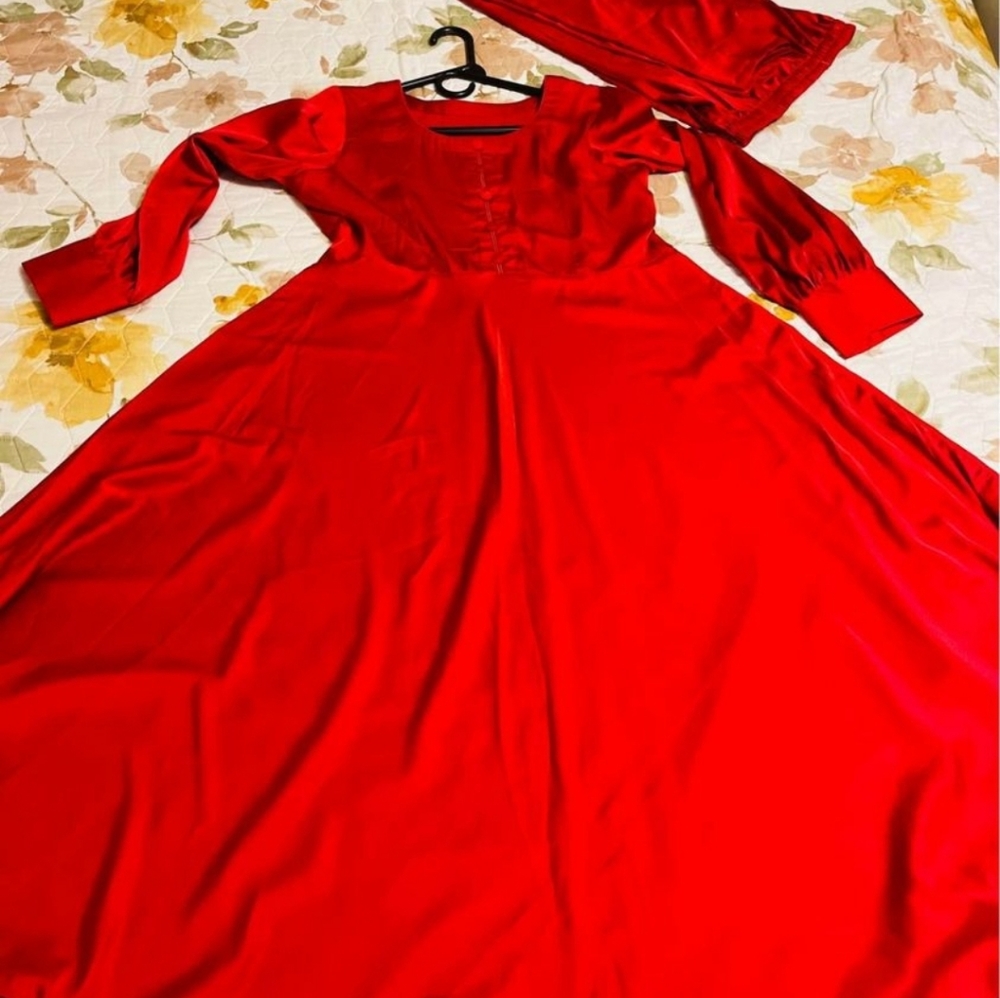 - Indian Pakistani high quality silk 2 pieces party suit dress small - Picture 3 of 10